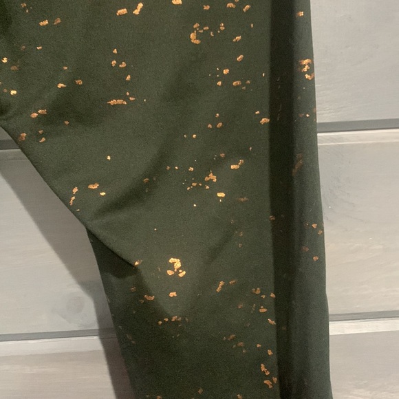 Green and copper flecked leggings - Picture 5 of 7